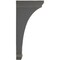 Ekena Millwork 2 1/4"W x 7"D x 14"H Stockport Wood Vintage Decor Bracket, Black BKTWD02X07X14STBL - alternate 3